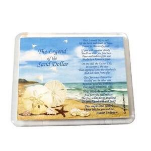 The Legend of the Sand Dollar Refrigerator Magnet 2 7/8" x 3 5/8"